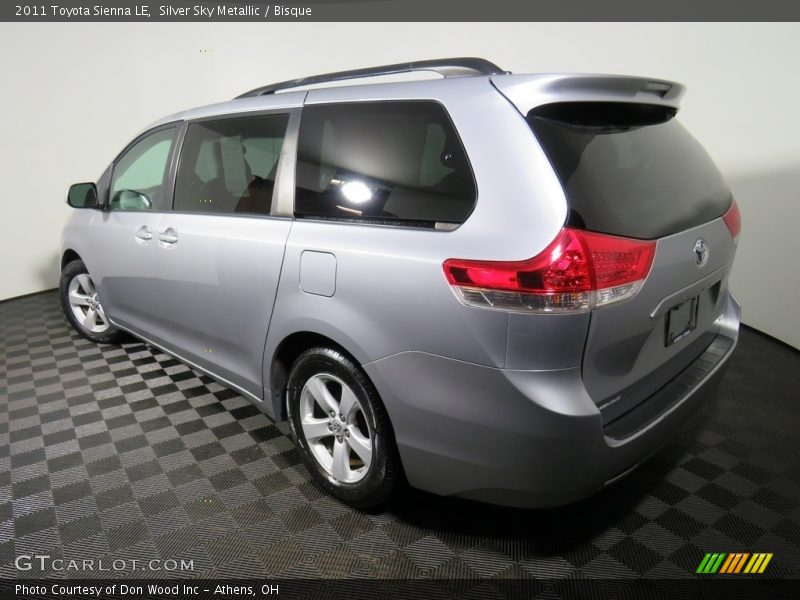 Silver Sky Metallic / Bisque 2011 Toyota Sienna LE