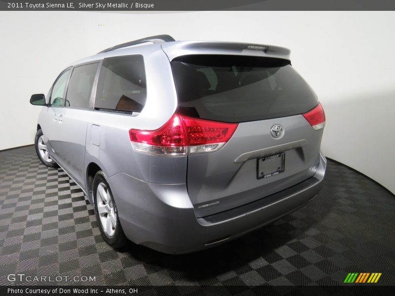 Silver Sky Metallic / Bisque 2011 Toyota Sienna LE