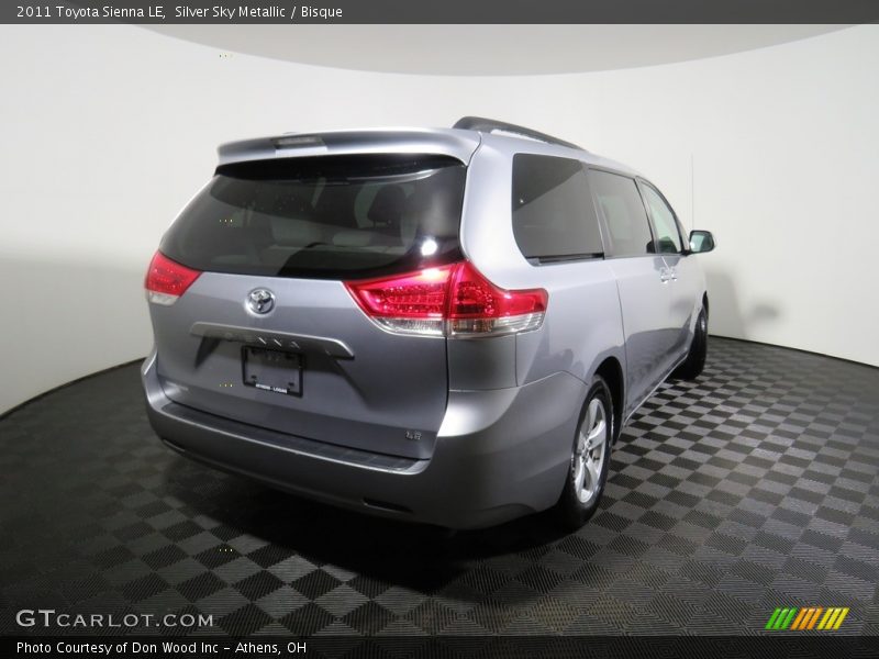 Silver Sky Metallic / Bisque 2011 Toyota Sienna LE
