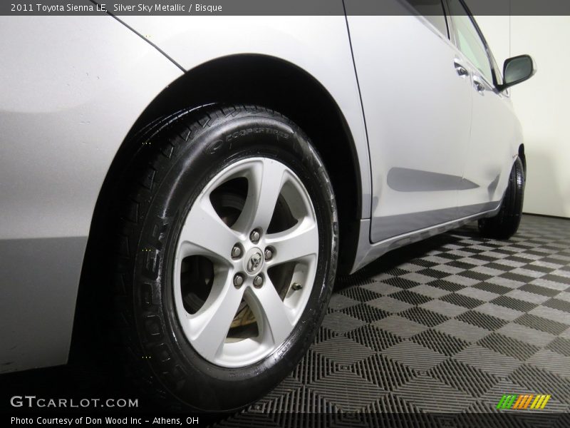 Silver Sky Metallic / Bisque 2011 Toyota Sienna LE