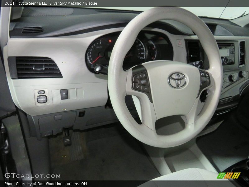 Silver Sky Metallic / Bisque 2011 Toyota Sienna LE