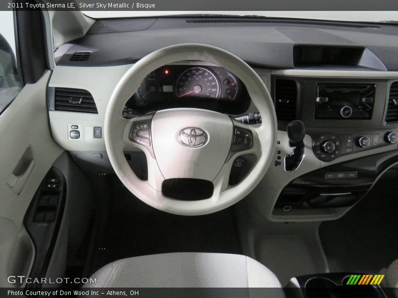 Silver Sky Metallic / Bisque 2011 Toyota Sienna LE
