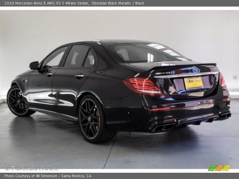 Obsidian Black Metallic / Black 2019 Mercedes-Benz E AMG 63 S 4Matic Sedan