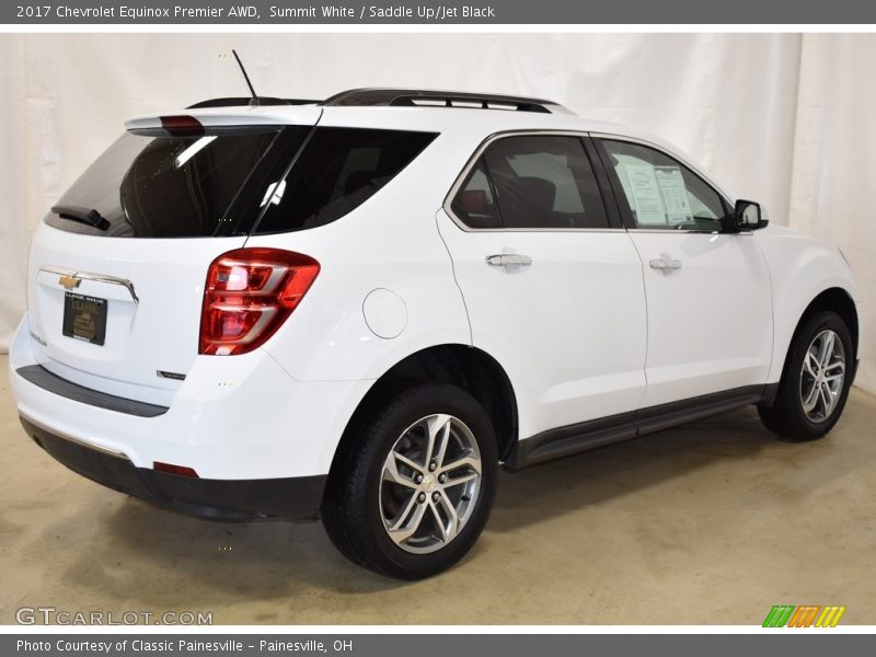 Summit White / Saddle Up/Jet Black 2017 Chevrolet Equinox Premier AWD