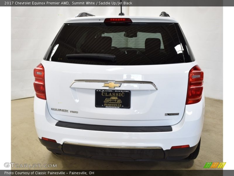 Summit White / Saddle Up/Jet Black 2017 Chevrolet Equinox Premier AWD