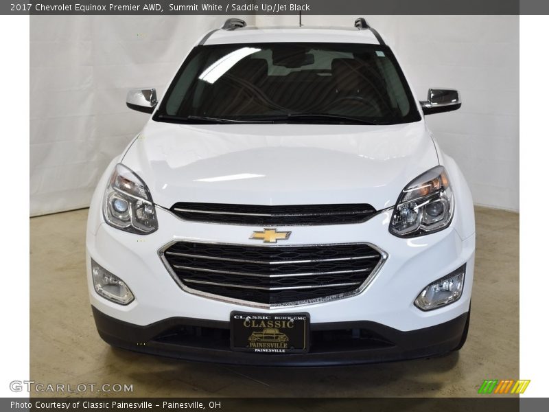 Summit White / Saddle Up/Jet Black 2017 Chevrolet Equinox Premier AWD