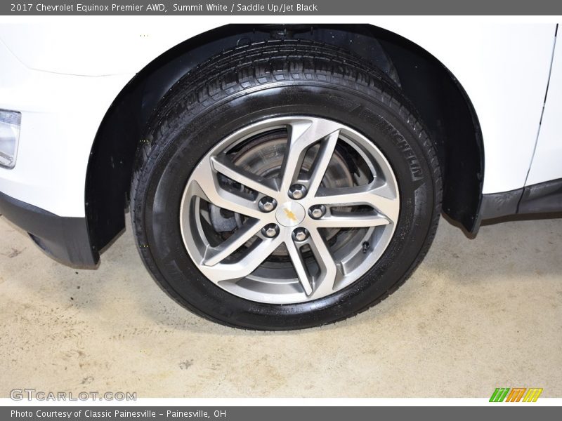 Summit White / Saddle Up/Jet Black 2017 Chevrolet Equinox Premier AWD