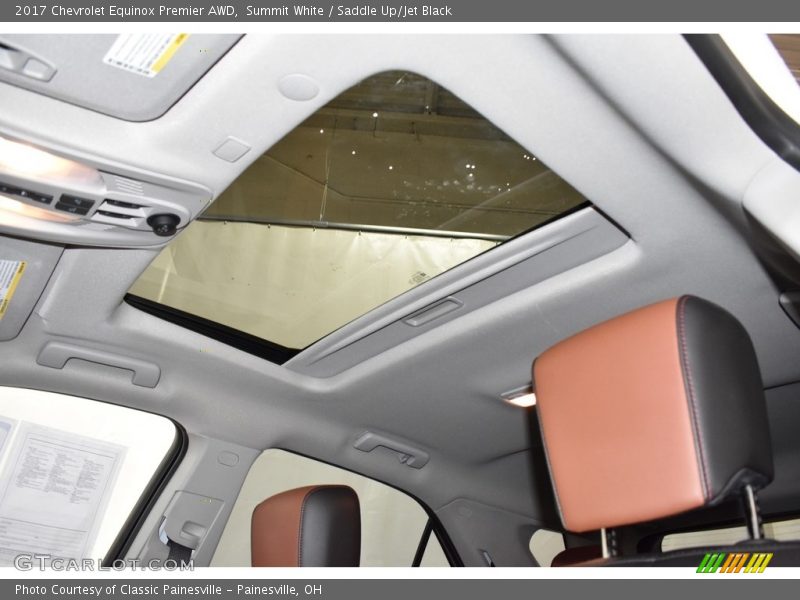 Summit White / Saddle Up/Jet Black 2017 Chevrolet Equinox Premier AWD