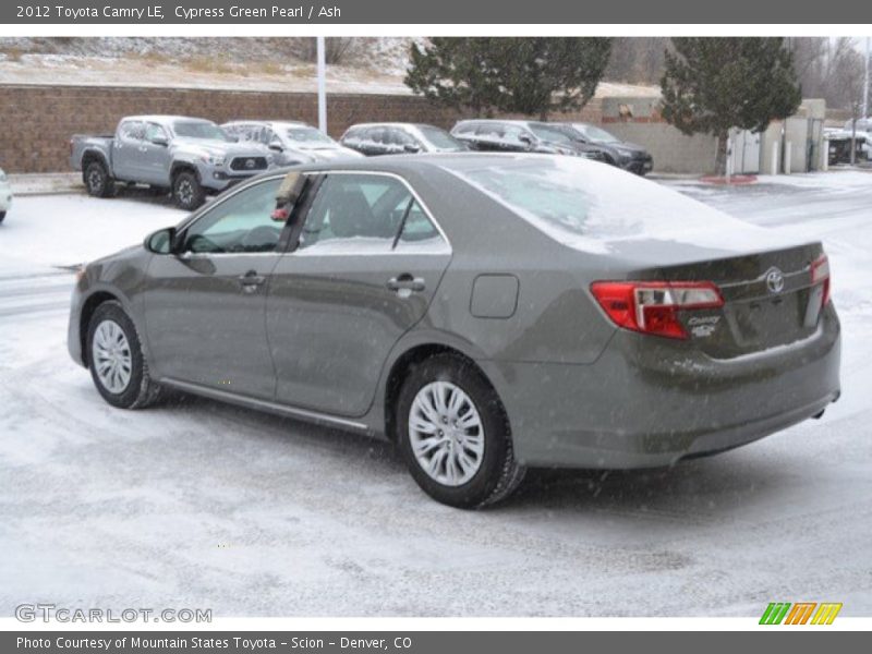 Cypress Green Pearl / Ash 2012 Toyota Camry LE