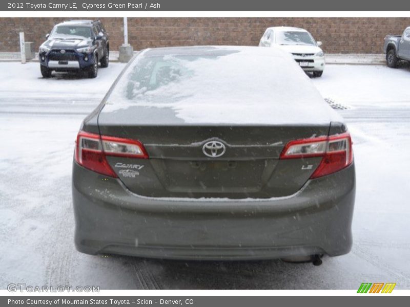 Cypress Green Pearl / Ash 2012 Toyota Camry LE