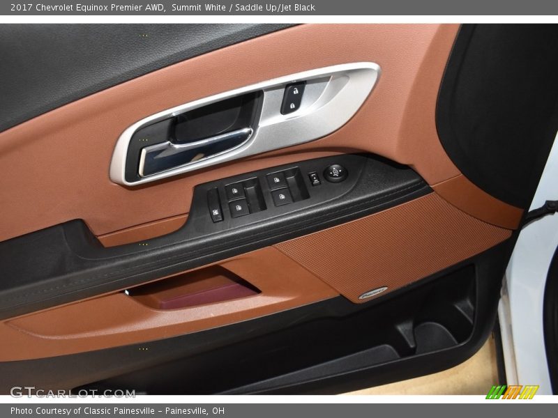 Summit White / Saddle Up/Jet Black 2017 Chevrolet Equinox Premier AWD