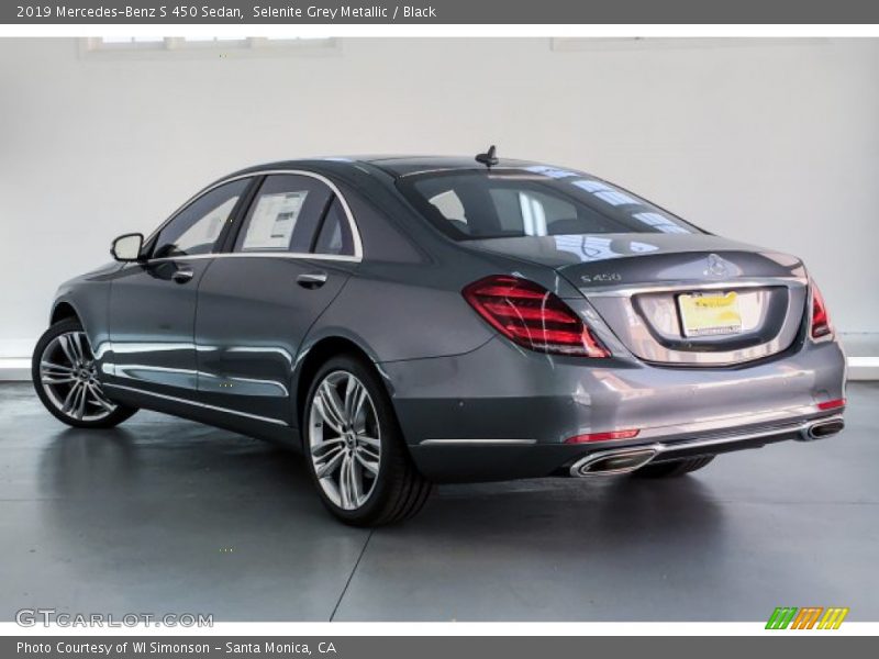 Selenite Grey Metallic / Black 2019 Mercedes-Benz S 450 Sedan