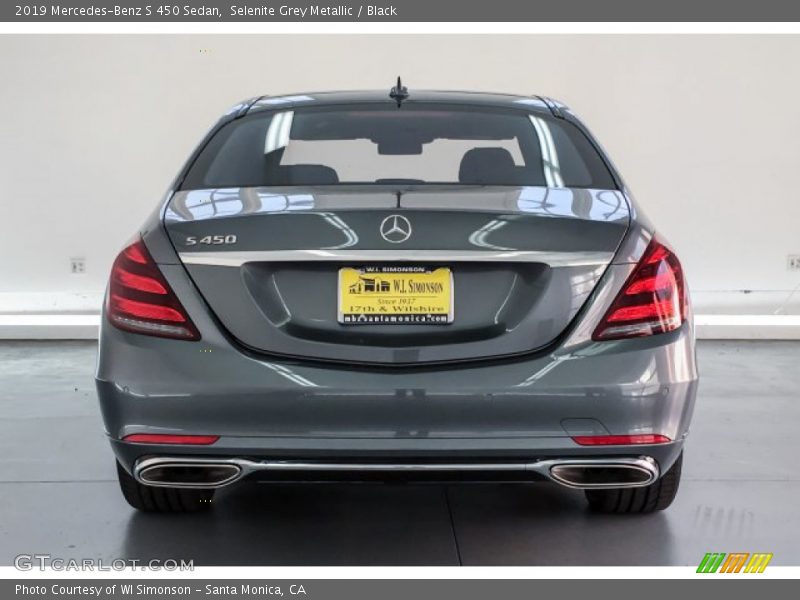 Selenite Grey Metallic / Black 2019 Mercedes-Benz S 450 Sedan