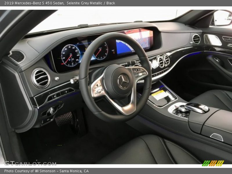 Selenite Grey Metallic / Black 2019 Mercedes-Benz S 450 Sedan