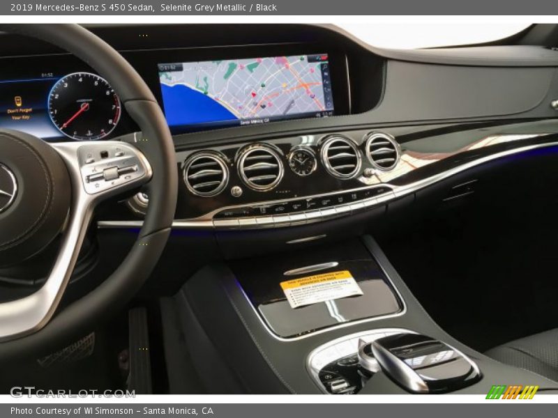 Selenite Grey Metallic / Black 2019 Mercedes-Benz S 450 Sedan