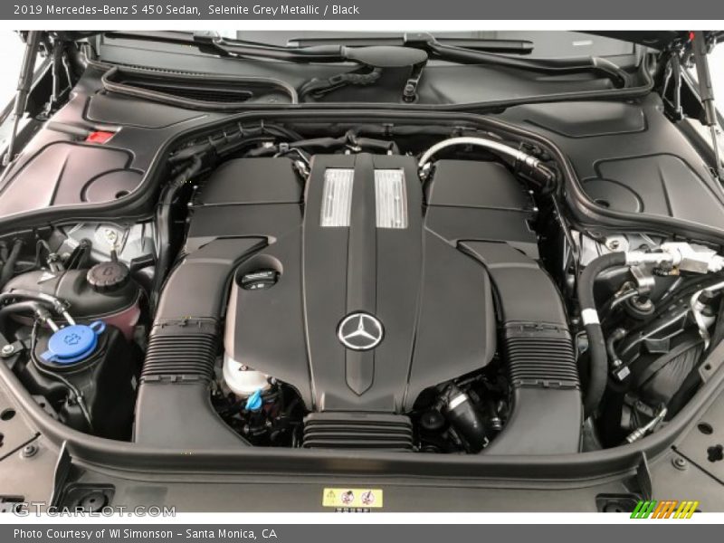 Selenite Grey Metallic / Black 2019 Mercedes-Benz S 450 Sedan