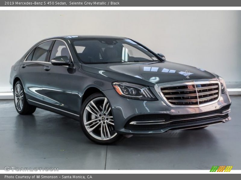 Selenite Grey Metallic / Black 2019 Mercedes-Benz S 450 Sedan