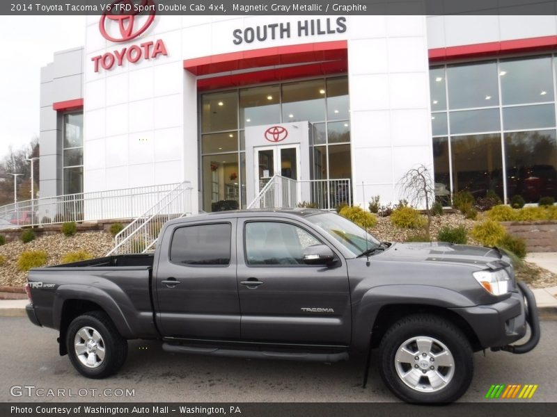 Magnetic Gray Metallic / Graphite 2014 Toyota Tacoma V6 TRD Sport Double Cab 4x4