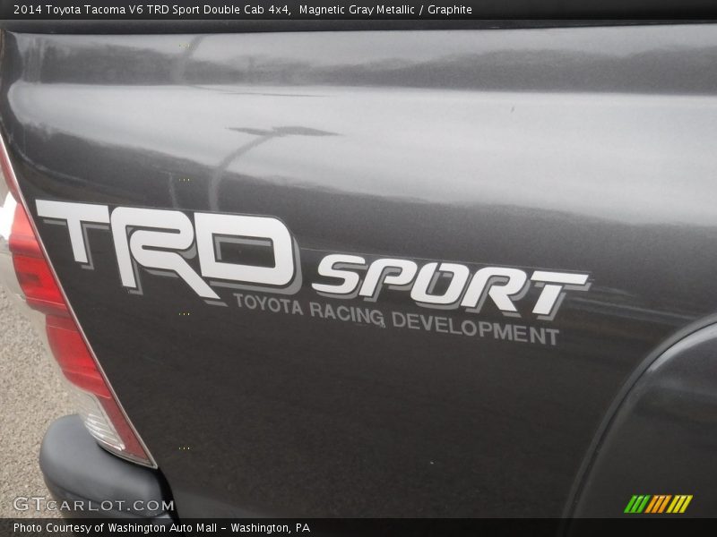 Magnetic Gray Metallic / Graphite 2014 Toyota Tacoma V6 TRD Sport Double Cab 4x4