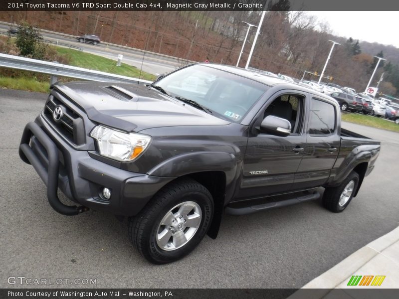 Magnetic Gray Metallic / Graphite 2014 Toyota Tacoma V6 TRD Sport Double Cab 4x4