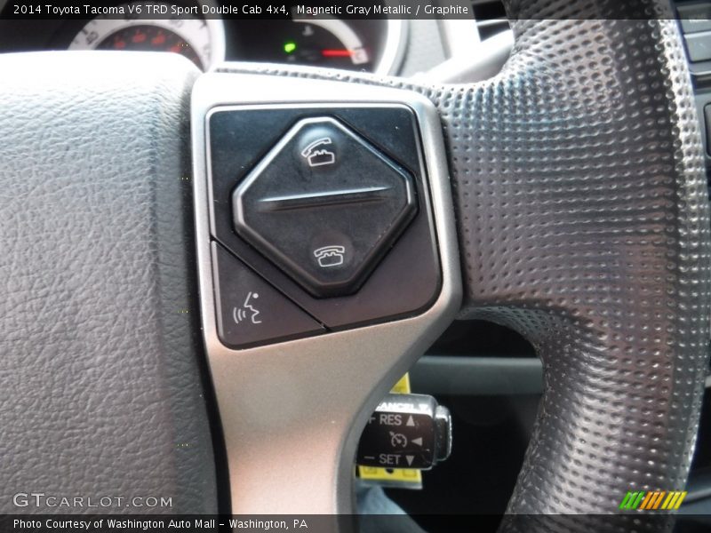 Magnetic Gray Metallic / Graphite 2014 Toyota Tacoma V6 TRD Sport Double Cab 4x4