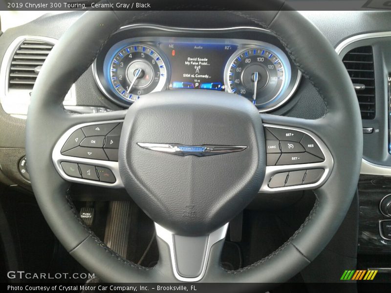 Ceramic Gray / Black 2019 Chrysler 300 Touring