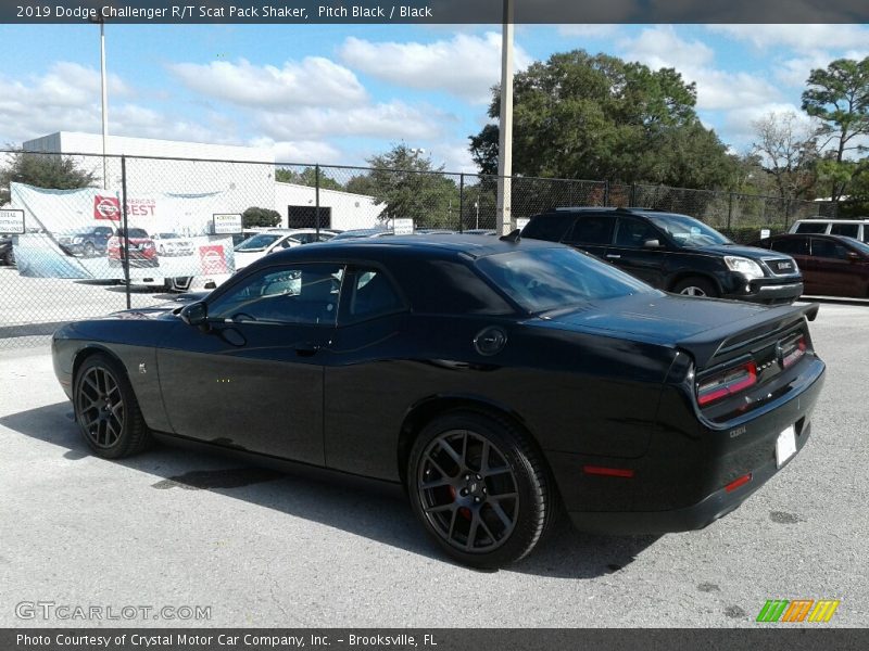 Pitch Black / Black 2019 Dodge Challenger R/T Scat Pack Shaker