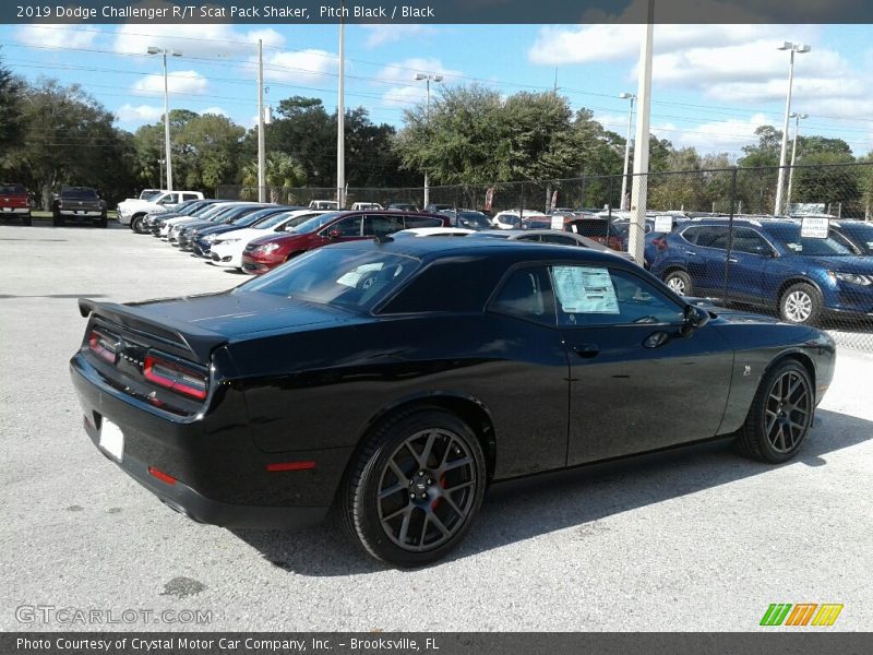 Pitch Black / Black 2019 Dodge Challenger R/T Scat Pack Shaker