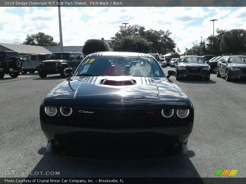 Pitch Black / Black 2019 Dodge Challenger R/T Scat Pack Shaker