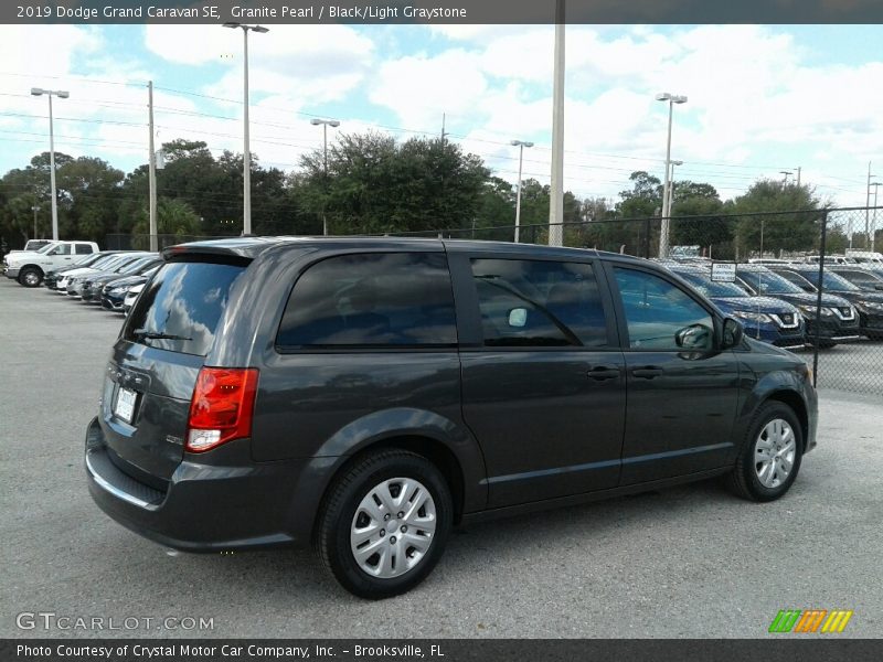 Granite Pearl / Black/Light Graystone 2019 Dodge Grand Caravan SE