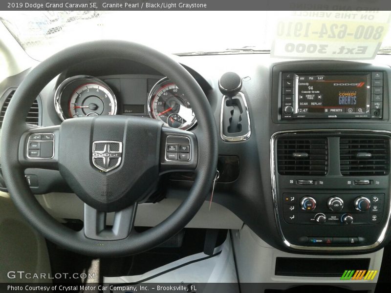 Granite Pearl / Black/Light Graystone 2019 Dodge Grand Caravan SE
