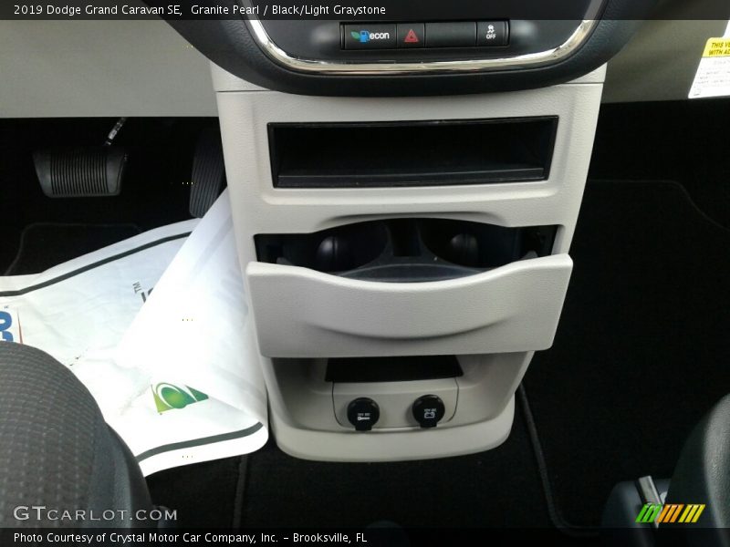 Granite Pearl / Black/Light Graystone 2019 Dodge Grand Caravan SE
