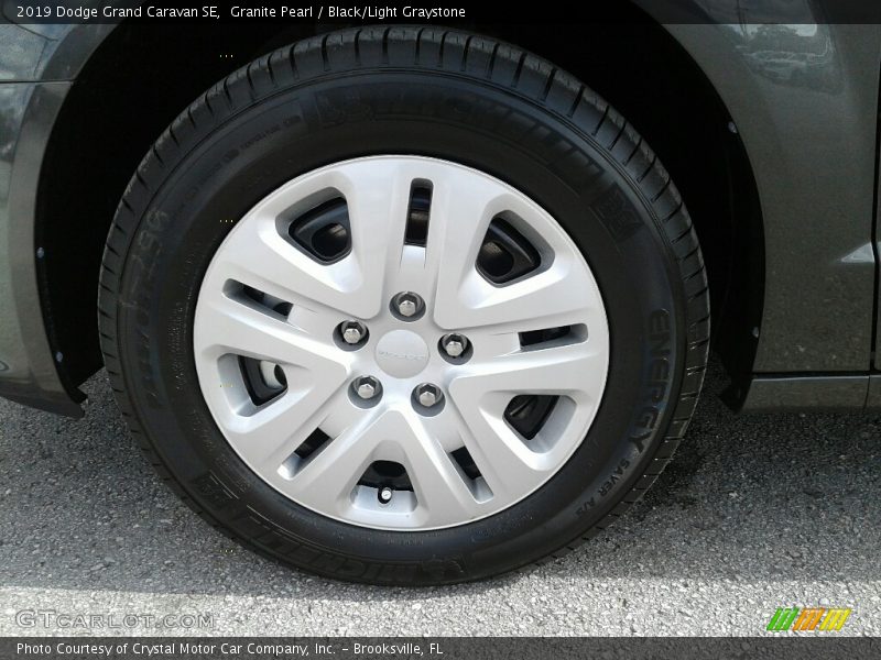 Granite Pearl / Black/Light Graystone 2019 Dodge Grand Caravan SE