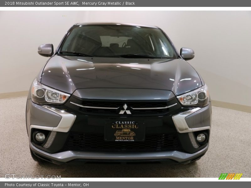 Mercury Gray Metallic / Black 2018 Mitsubishi Outlander Sport SE AWC