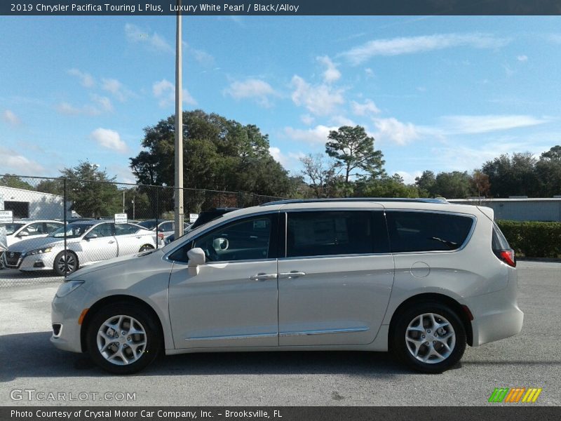 Luxury White Pearl / Black/Alloy 2019 Chrysler Pacifica Touring L Plus