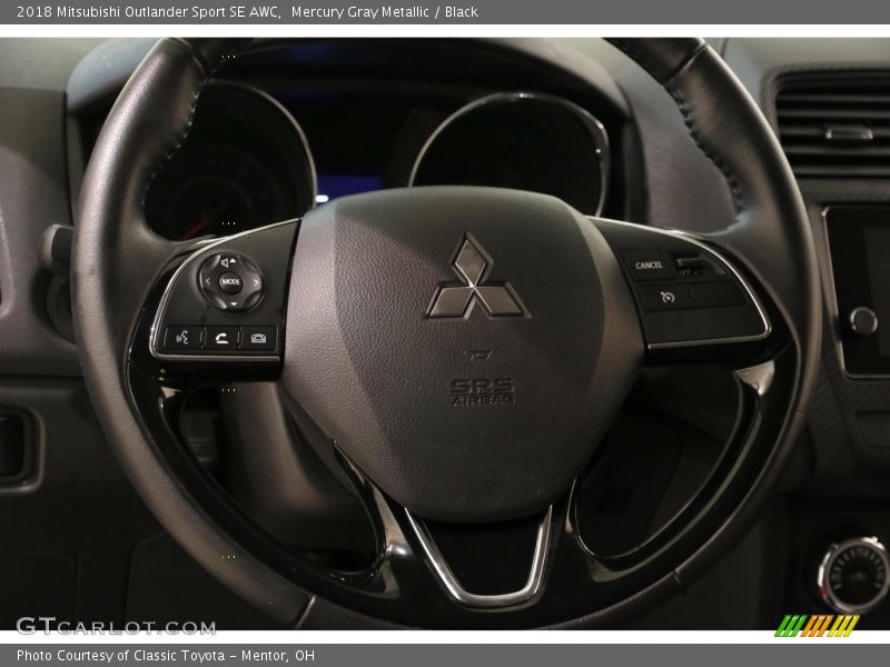 Mercury Gray Metallic / Black 2018 Mitsubishi Outlander Sport SE AWC
