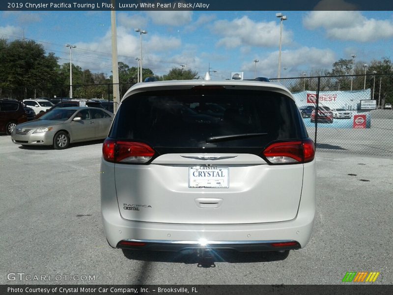 Luxury White Pearl / Black/Alloy 2019 Chrysler Pacifica Touring L Plus