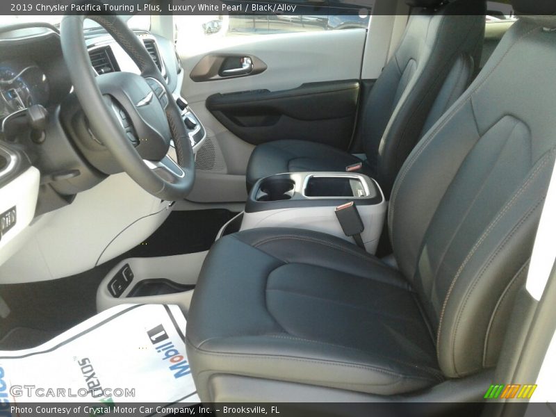 Luxury White Pearl / Black/Alloy 2019 Chrysler Pacifica Touring L Plus