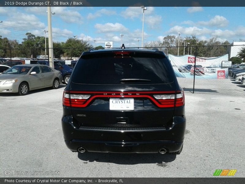 DB Black / Black 2019 Dodge Durango GT