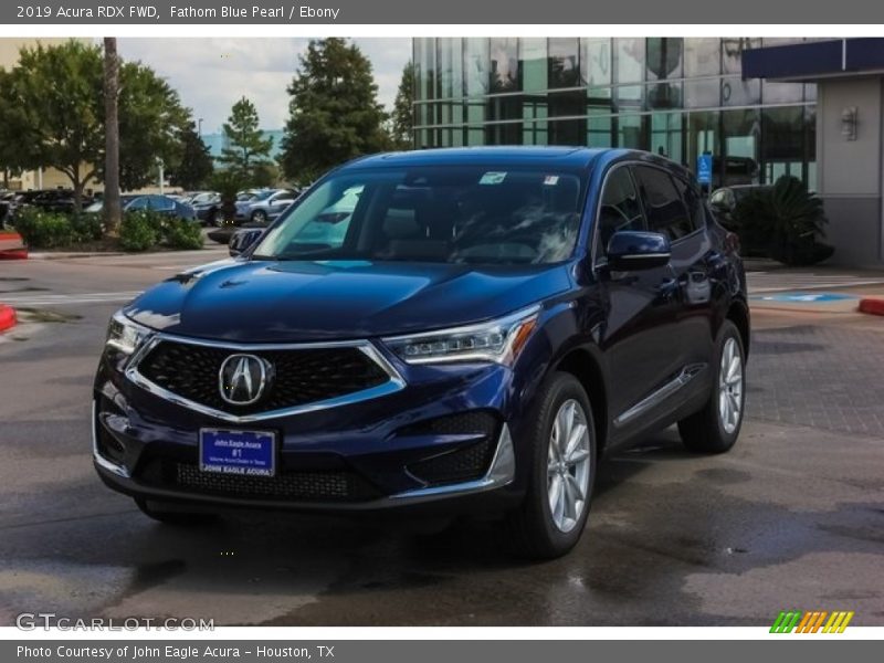 Fathom Blue Pearl / Ebony 2019 Acura RDX FWD