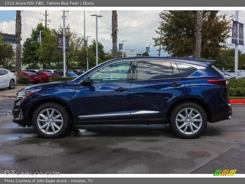 Fathom Blue Pearl / Ebony 2019 Acura RDX FWD