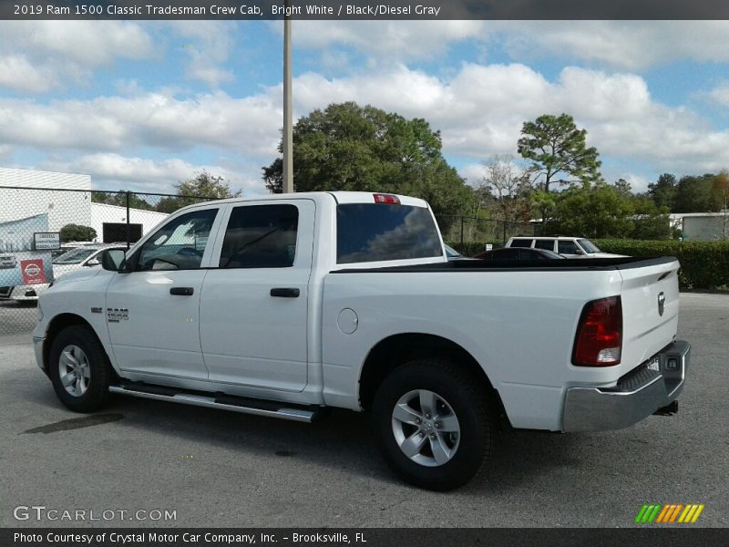 Bright White / Black/Diesel Gray 2019 Ram 1500 Classic Tradesman Crew Cab