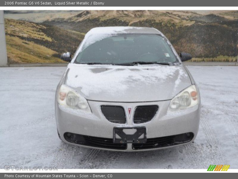 Liquid Silver Metallic / Ebony 2006 Pontiac G6 V6 Sedan