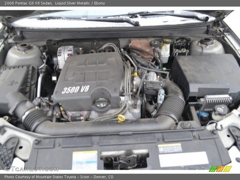 Liquid Silver Metallic / Ebony 2006 Pontiac G6 V6 Sedan