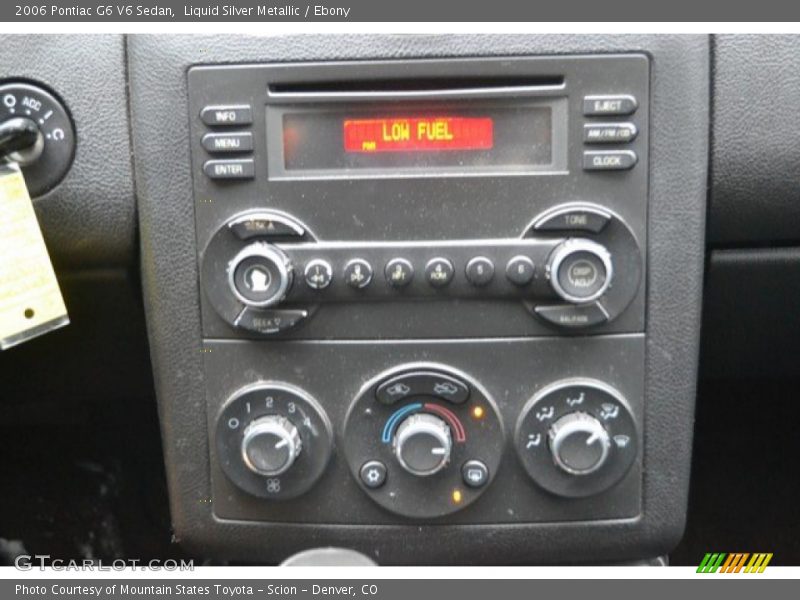 Liquid Silver Metallic / Ebony 2006 Pontiac G6 V6 Sedan