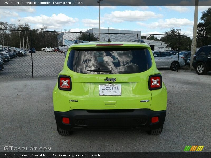 Hypergreen / Black 2018 Jeep Renegade Latitude