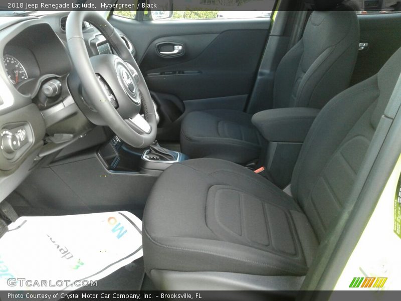 Hypergreen / Black 2018 Jeep Renegade Latitude