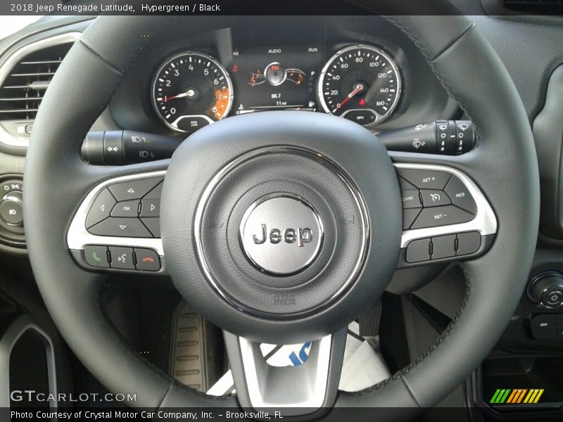 Hypergreen / Black 2018 Jeep Renegade Latitude