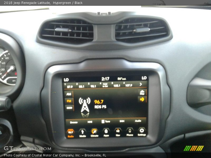 Hypergreen / Black 2018 Jeep Renegade Latitude