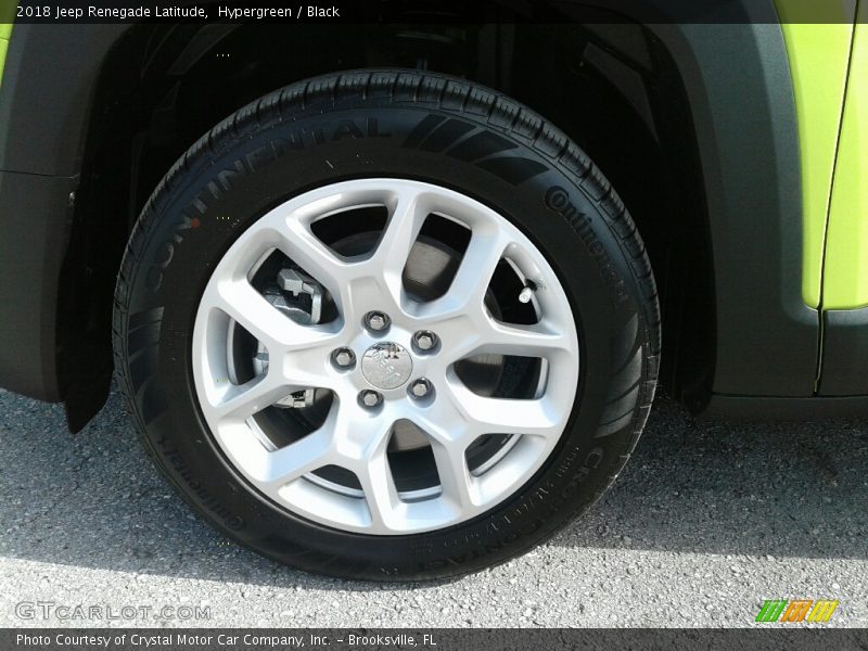 Hypergreen / Black 2018 Jeep Renegade Latitude
